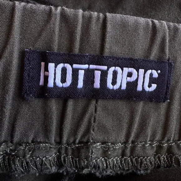 Hot Topic Men's Convertible Cargo Pants 5 Pocket Green Convert to Shorts 32 x 32 - Picture 7 of 9